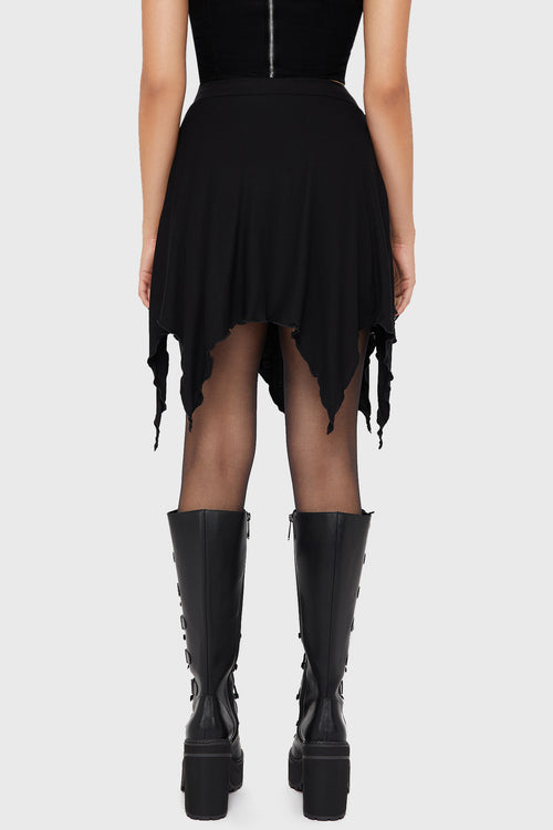 Killstar Heathens Hollow Skirt Black