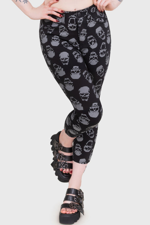 Killstar Heirloom Capri Black.Grey