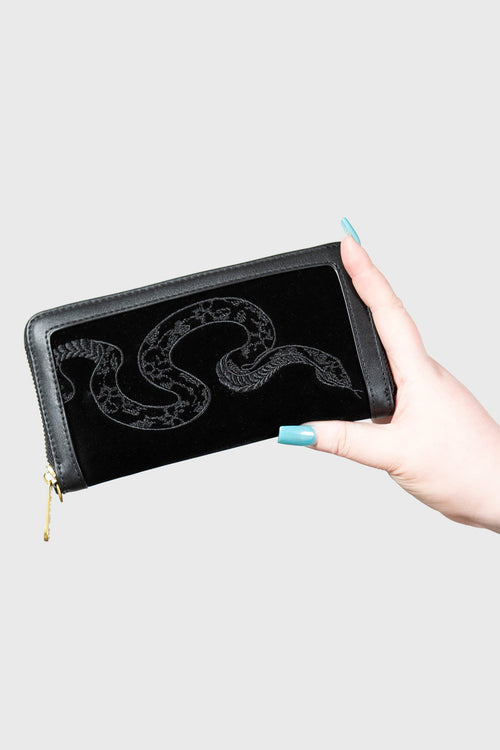 killstar Hiss Me Wallet Black