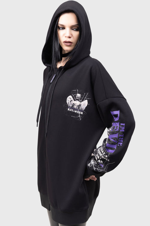 Killstar I'm The Devil Hoodie Black