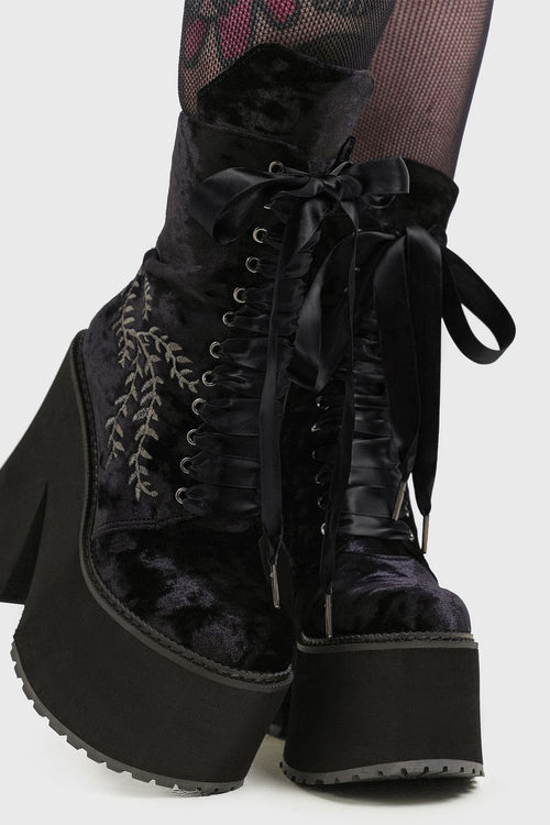 Killstar In A Phase Boots Black