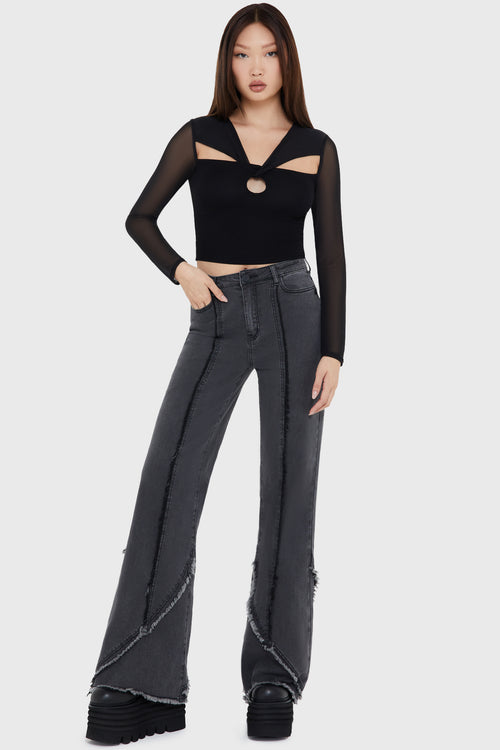 killstar Infernum's Curse Jeans Black