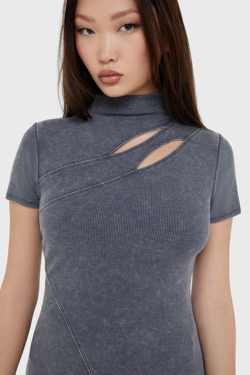 Killstar Infinity's Lament Top Grey