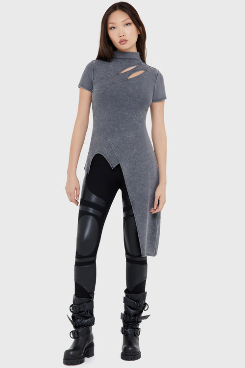 killstar Infinity's Lament Top Grey