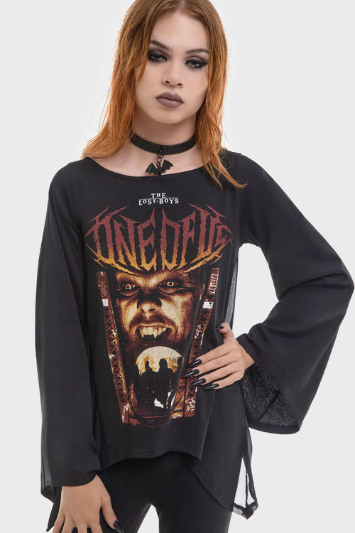Killstar Initiation Long Sleeved Top Black