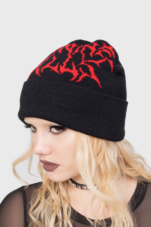 Killstar INK Logo Beanie Black