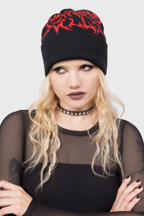 killstar INK Logo Beanie Black