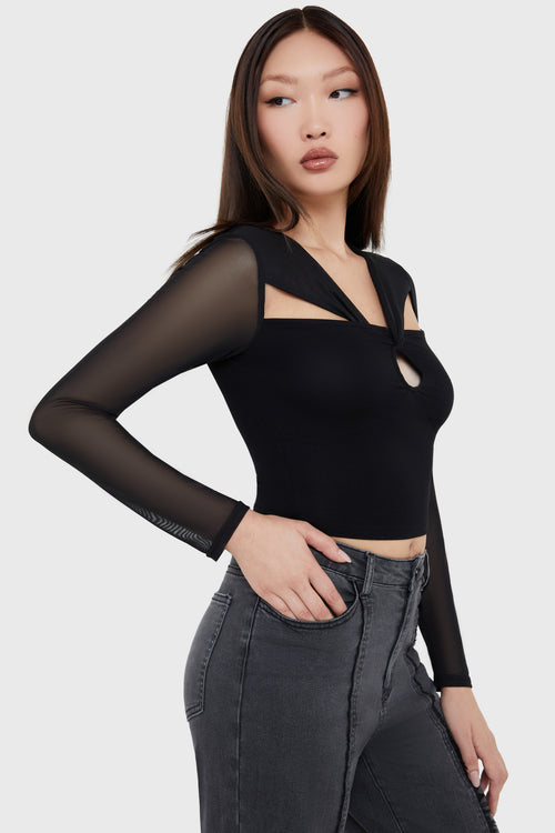 Killstar Ink Of Night Top Black