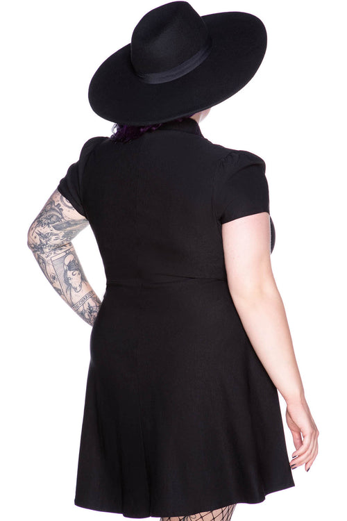 Killstar Jovana Collar & Ring Dress [PLUS] Black