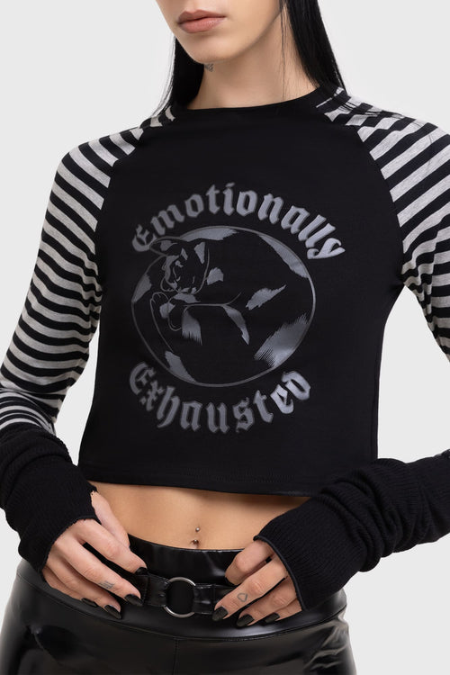 Killstar Katastrophe Top Black