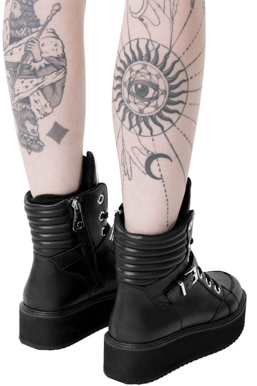 Killstar Keiko Kitty High Tops [B] Black