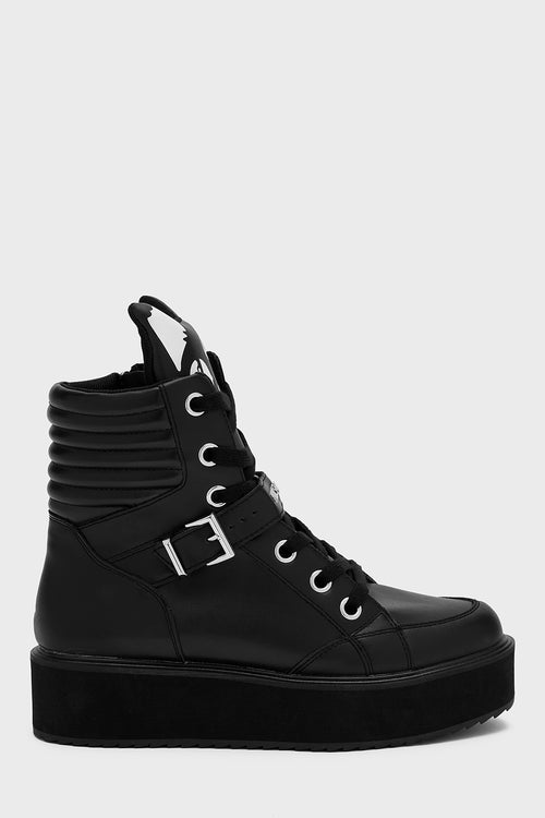killstar Keiko Kitty High Tops [B] Black