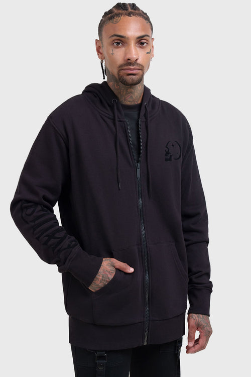 Killstar Kihilist Oversized Hoodie Black