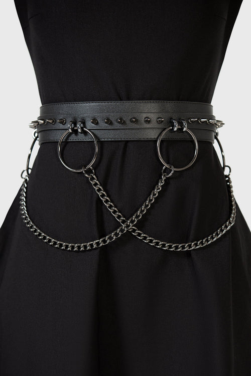 Killstar Learn From Miseries Belt Black