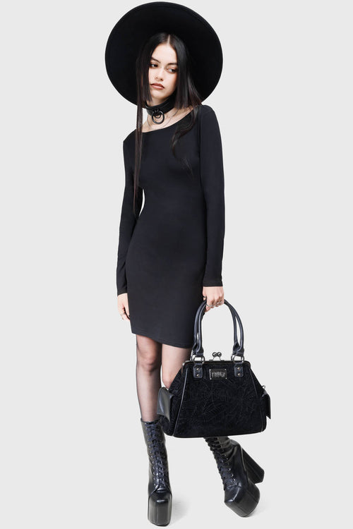 Killstar Ligeia Mini Dress Black