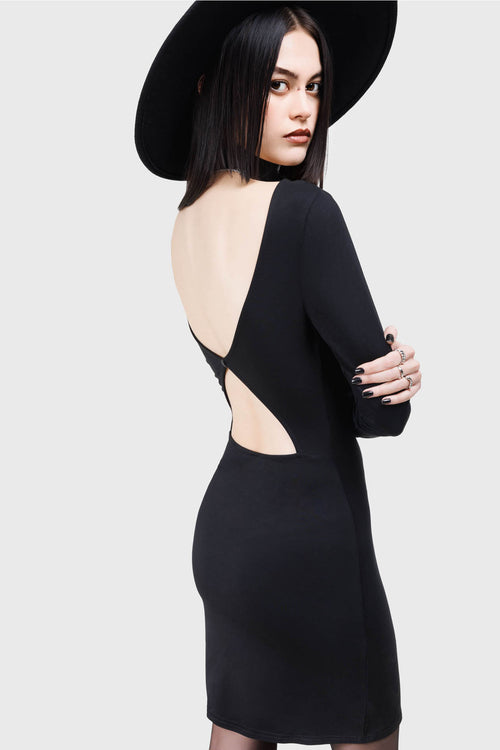 Killstar Ligeia Mini Dress Black