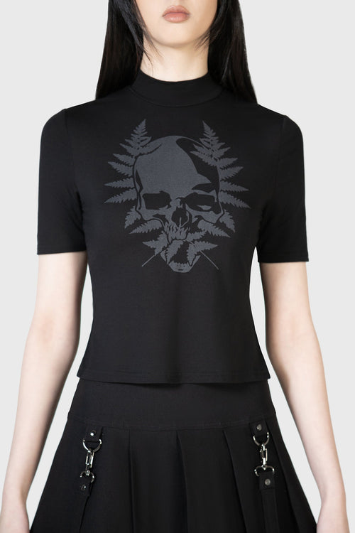 killstar Live Twice Top Black