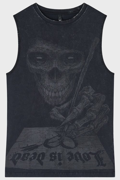 Killstar Love Is Dead Vest Black