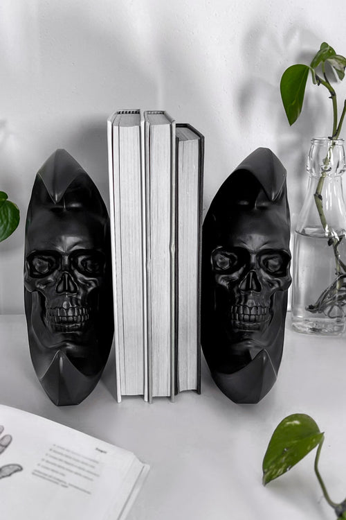 Killstar Luna Morte Bookends Black