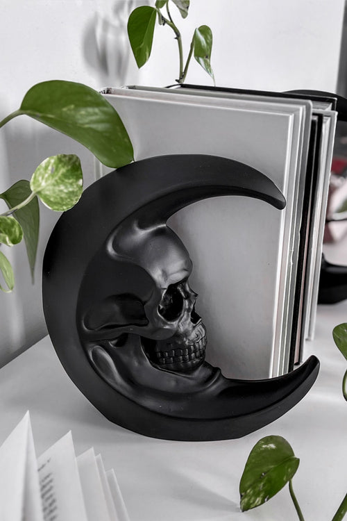killstar Luna Morte Bookends Black