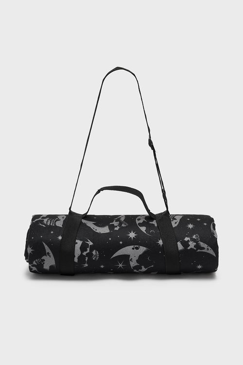 killstar Lunar-Love Picnic Blanket Black