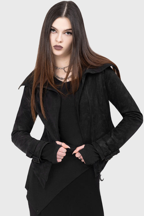 killstar Lunar Lycan Jacket Black