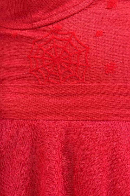 Killstar Lydia Deetz Maxi Dress Red