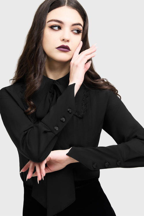 Killstar Lyricore Blouse Black