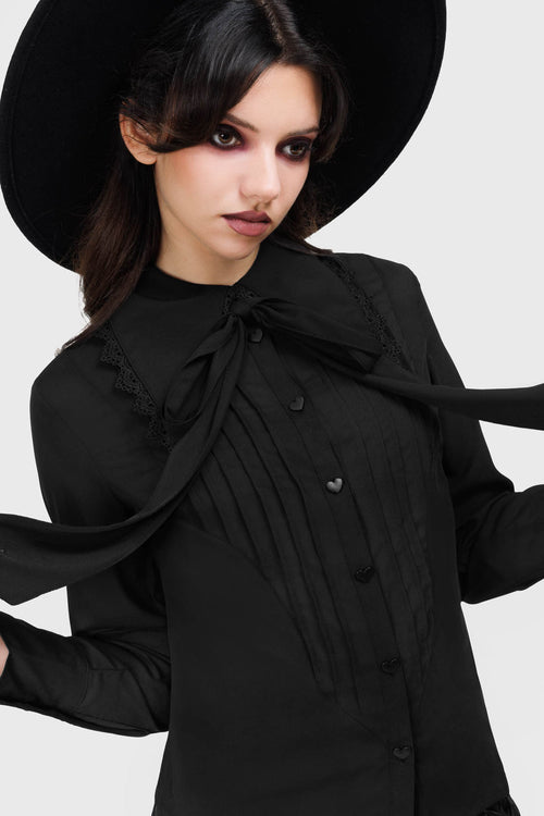 Killstar Lyricore Blouse Black