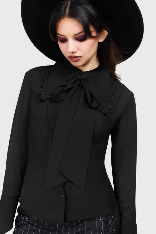 Killstar Lyricore Blouse Black