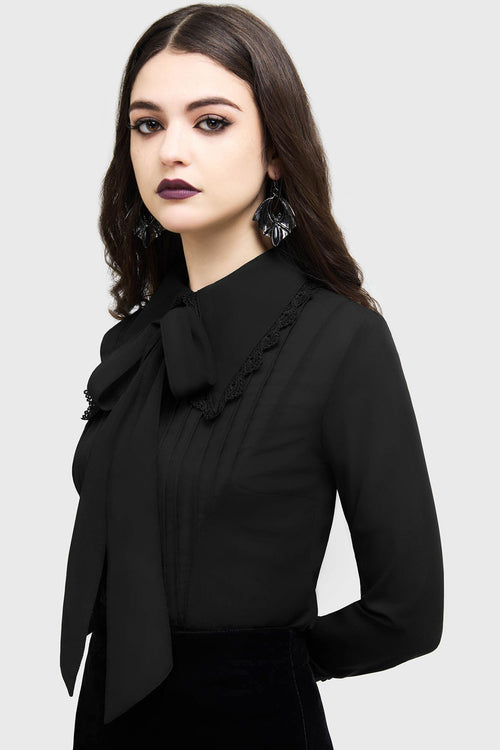 killstar Lyricore Blouse Black