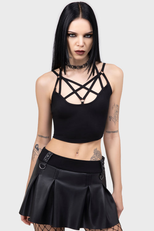 Killstar Magica Crop Top Black