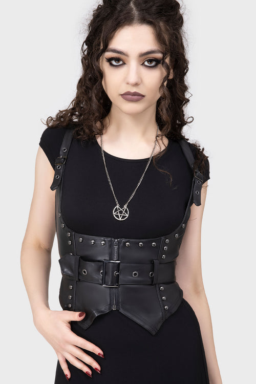 Killstar Malapas Underbust Corset Black