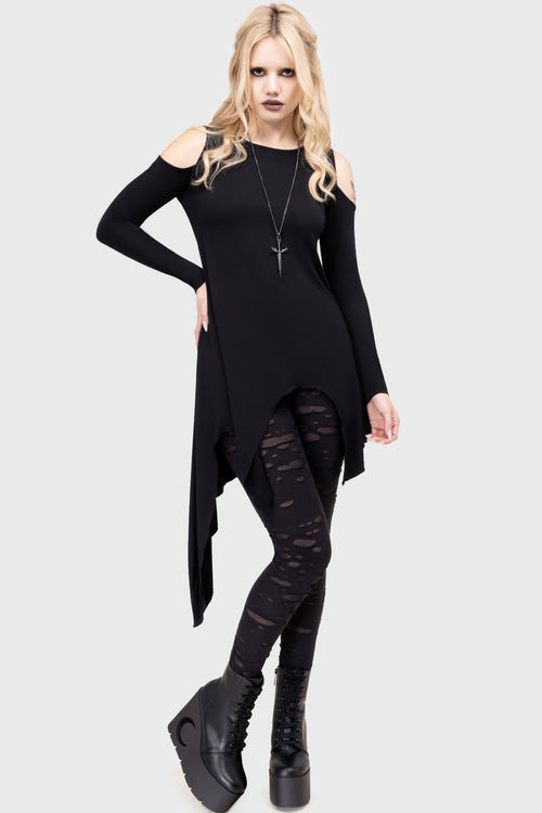 Killstar Marrowgate Leggings Gunmetal