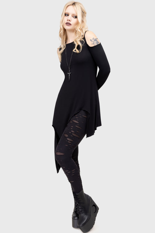 Killstar Marrowgate Leggings Gunmetal