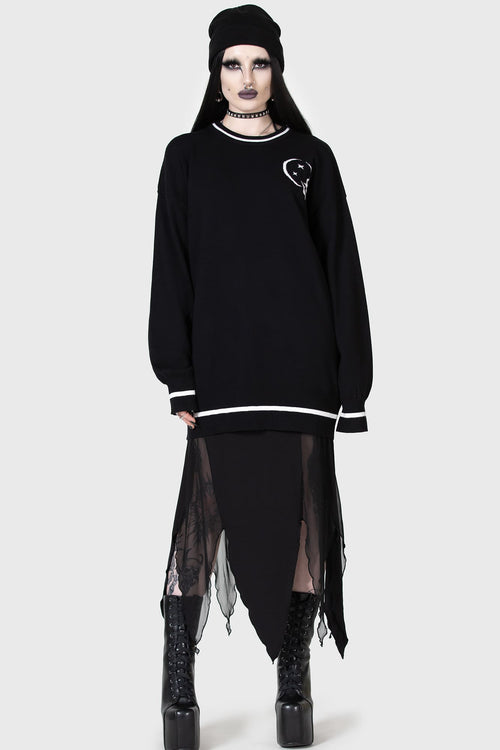 killstar Midnight Games Sweater Black