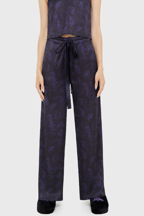 Killstar Midnight Moth 2 Piece Set Black/Purple