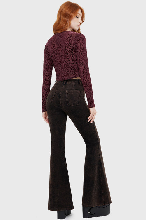 Killstar Midnight Pack Flares Brown