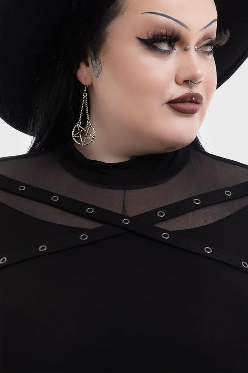 Killstar Midnight Riot Dress Black