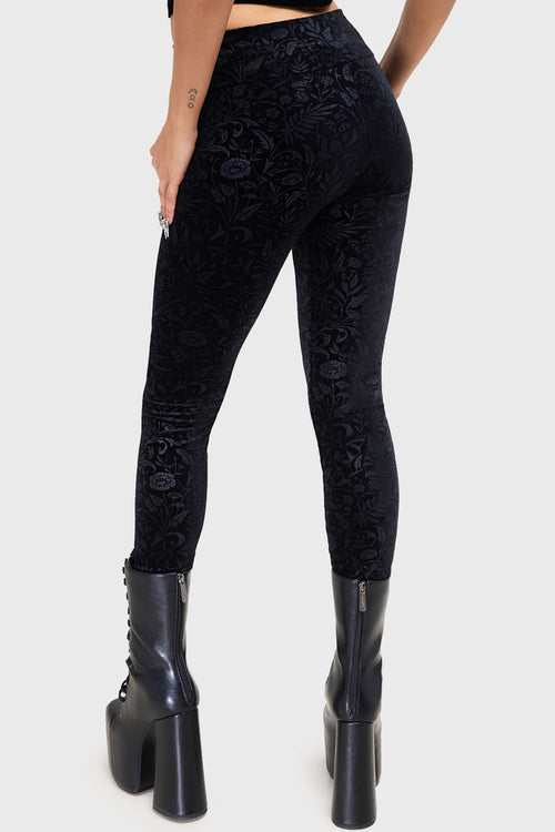 Killstar Moonglow Leggings Black