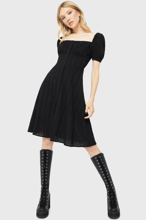 Killstar Moonlight Fang Dress Black