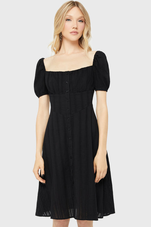 killstar Moonlight Fang Dress Black