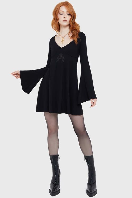 Killstar Moonlight Madness Dress Black