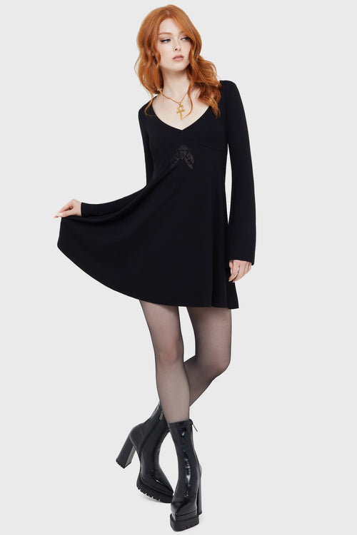 Killstar Moonlight Madness Dress Black
