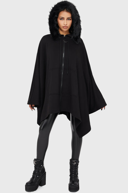 killstar Moonlight Rager Cloak Black