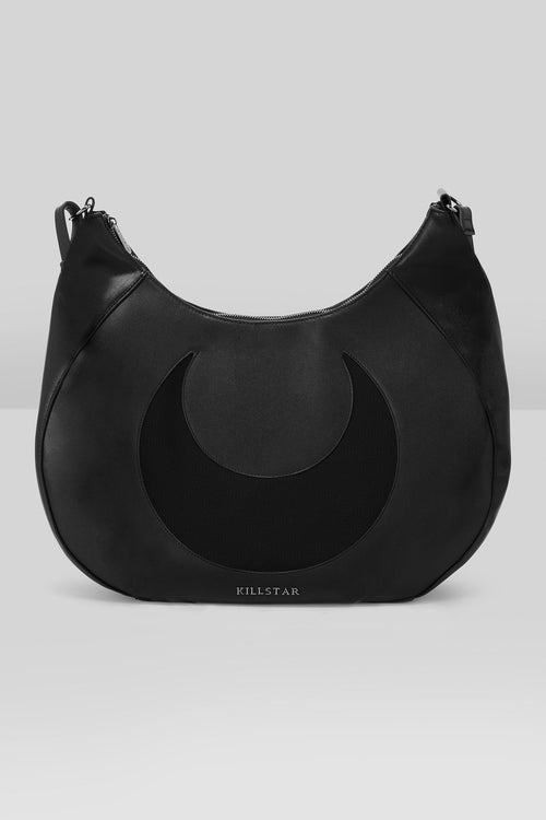 Killstar Moonlit Burial Slouch Handbag Black