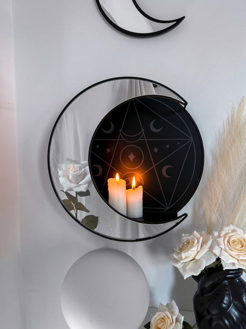 Killstar Moonspell Wall Shelf Black