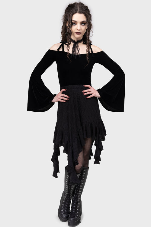 Killstar Mortisia Top Black