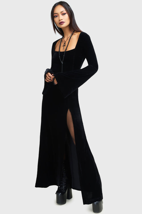 Killstar Morvessa Maxi Dress Black