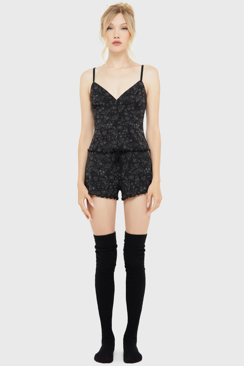 Killstar Moth And Thorn 2 Piece Set Black/Grey
